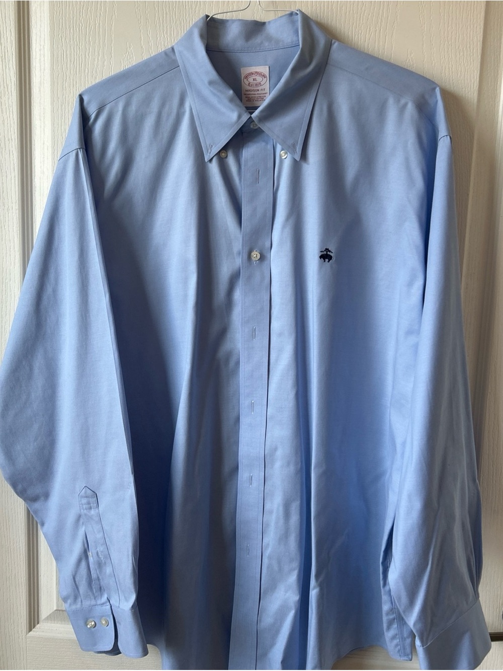 Brooks Brothers Madison Fit XL Blue Dress Shirt